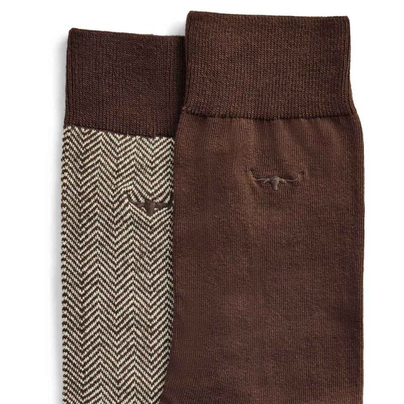 R.M. Williams Nelson Herringbone Sock 2 Pack image number 2